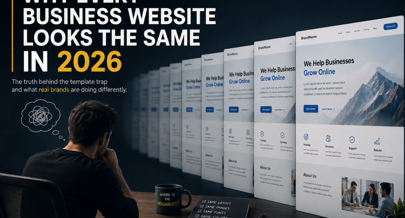 modern business website design