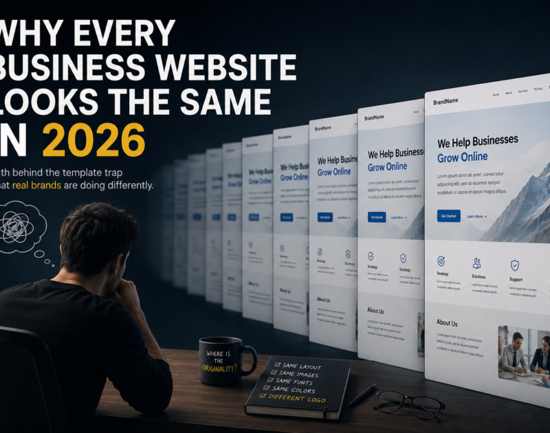 modern business website design